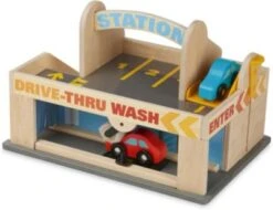 Melissa & Doug Parkhaus Mit Tankstelle Und Waschanlage Aus Holz -Tonies Verkäufe 11154399 03