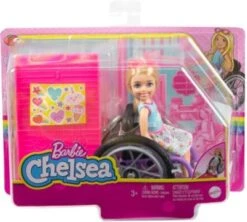 Barbie Chelsea-Puppe (blond) Und Rollstuhl. Spielzeug Für Kinder Ab 3 Jahren -Tonies Verkäufe 26406524 06